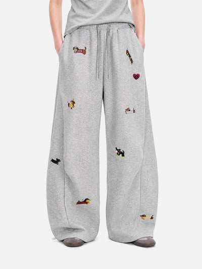 Dog Baggy Barrel Sweatpants
