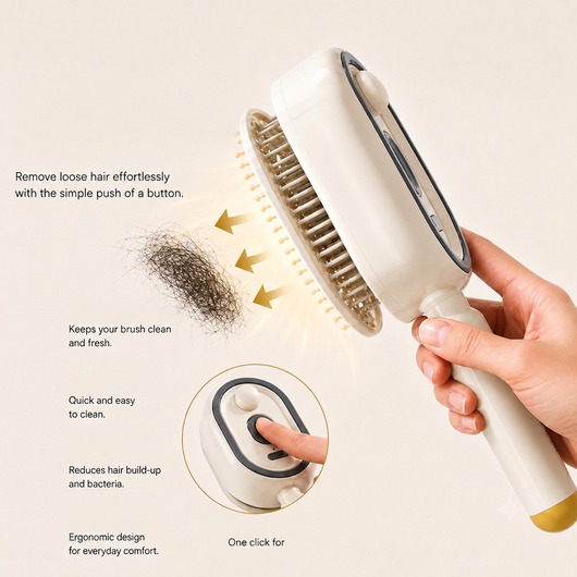 Anti-Knot & Anti-Frizz Brush